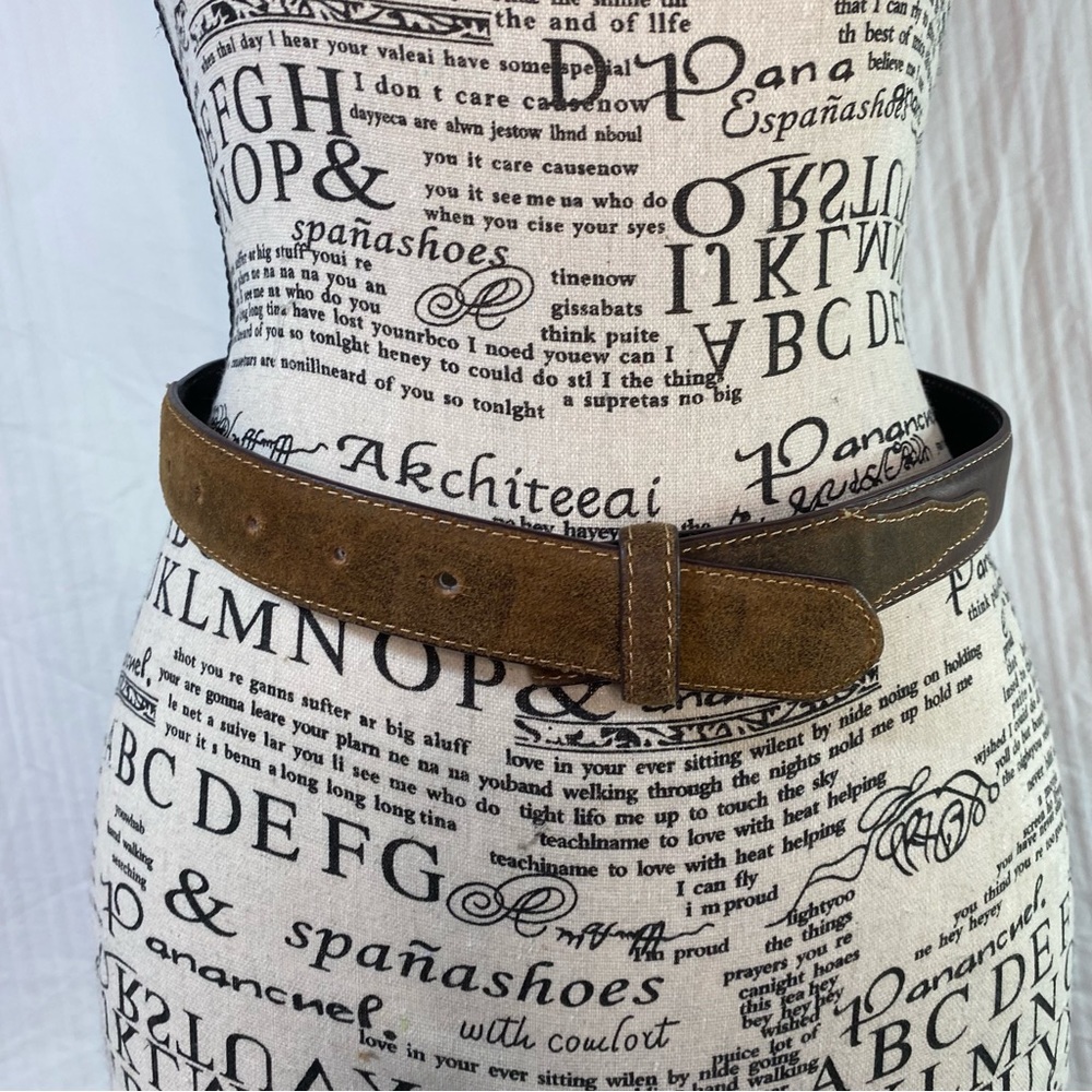CODY JAMES PECAN LEATHER BELT Sz 26